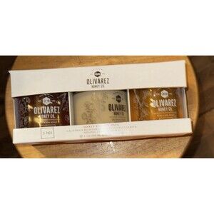 Olivarez Honey Co 3pk Variety Pk. Cali. Wildflower Mo. Sweet Clover Creamed 12oz